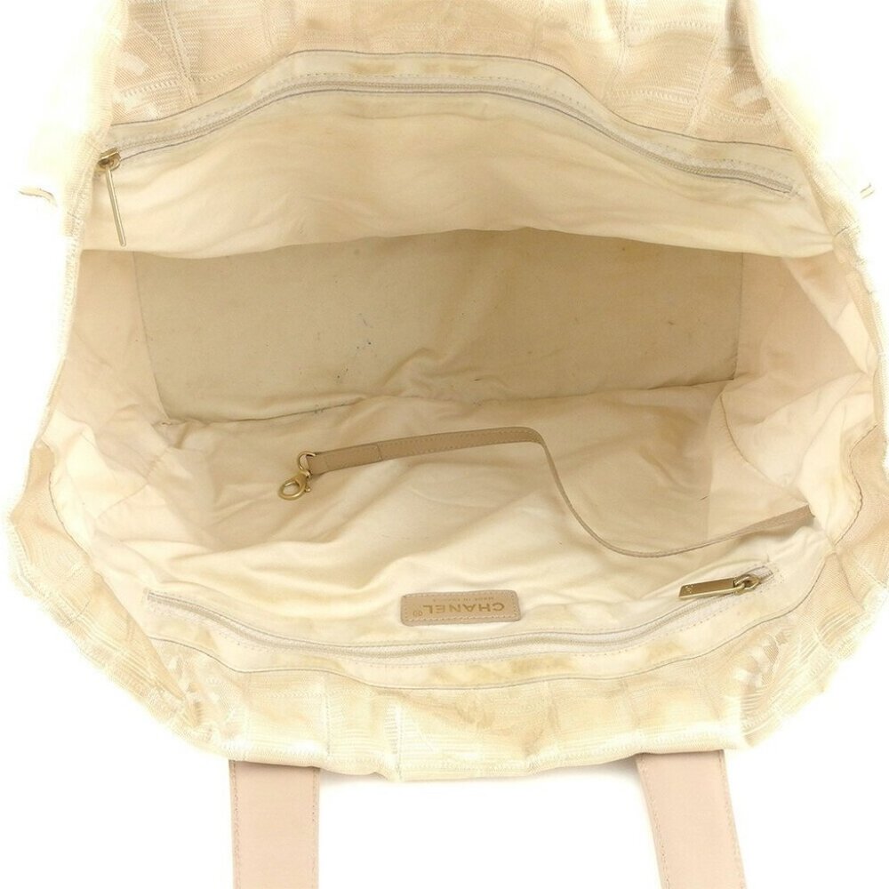 CHANEL Tote Bag Beige gold Women A15991 Authentic secondhand - Picture 3 of 5